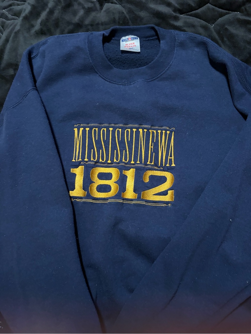 Vintage Mississinewa 1812 Navy Crewneck Sweatshirt